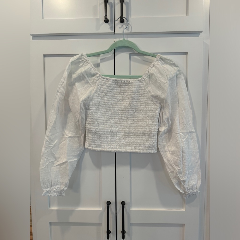 Chelsea and Violet White Top